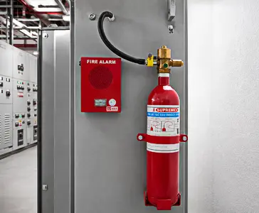  fire suppression system in electrical panel